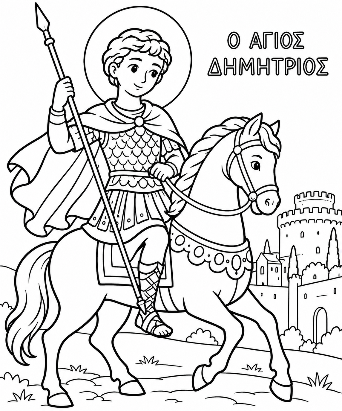 Ο Άγιος Δημήτριος (26 Οκτωβρίου)