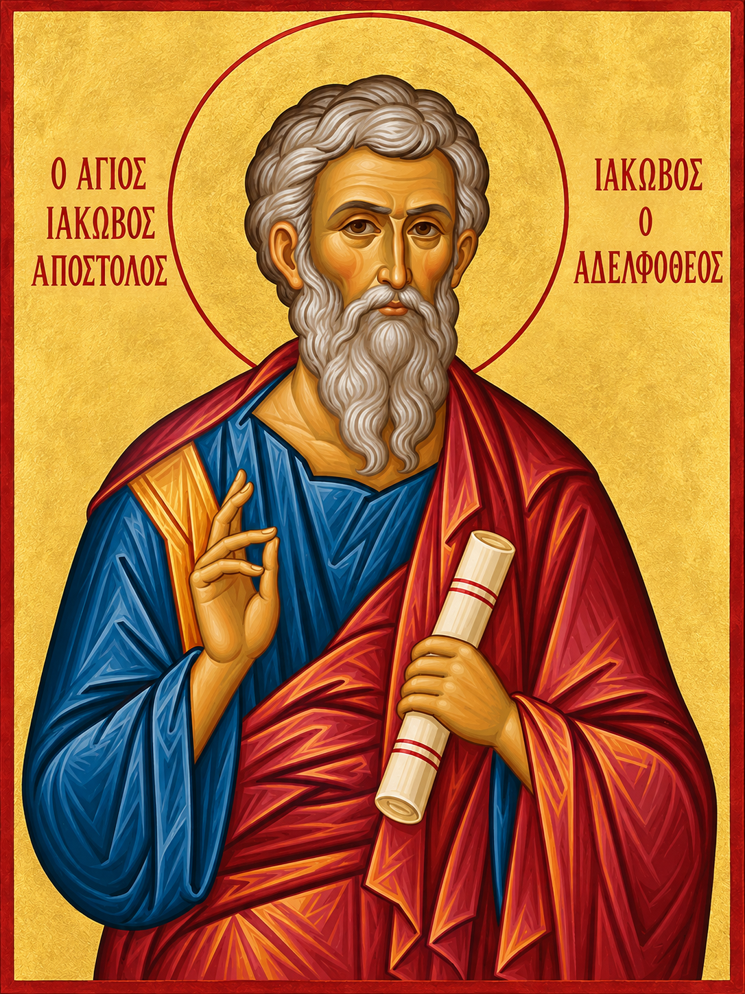 Ο Απόστολος Ιάκωβος ο Αδελφόθεος (23 Οκτωβρίου)