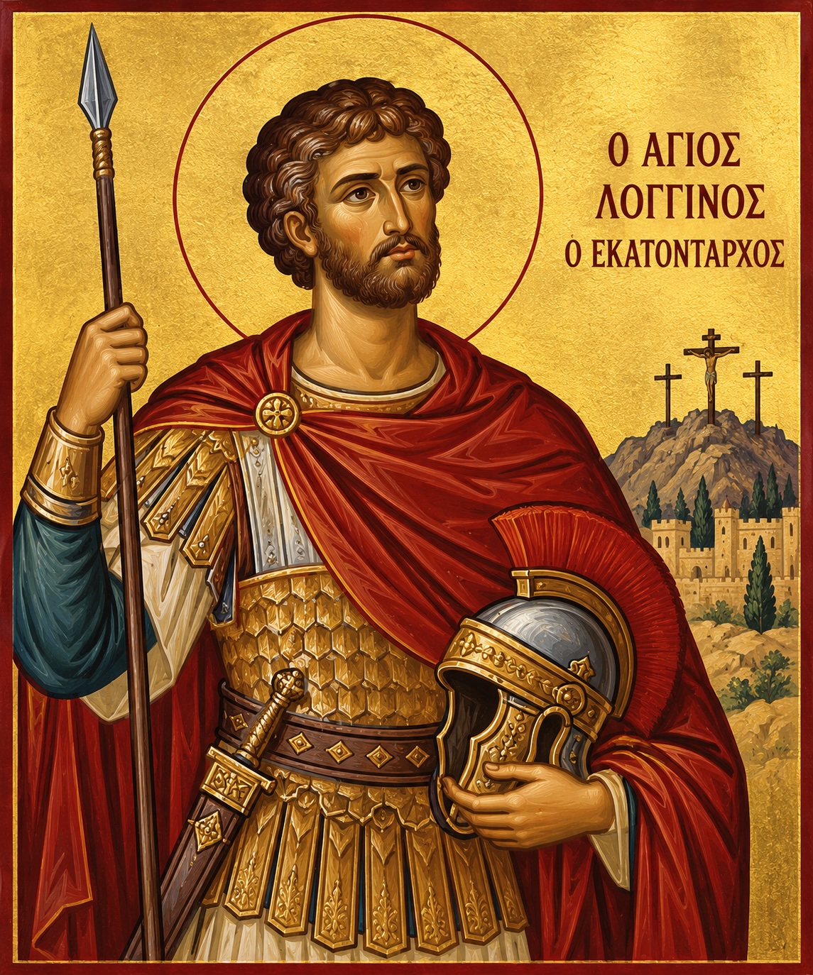Ο Άγιος Λογγίνος ο εκατόνταρχος (16 Οκτωβρίου)