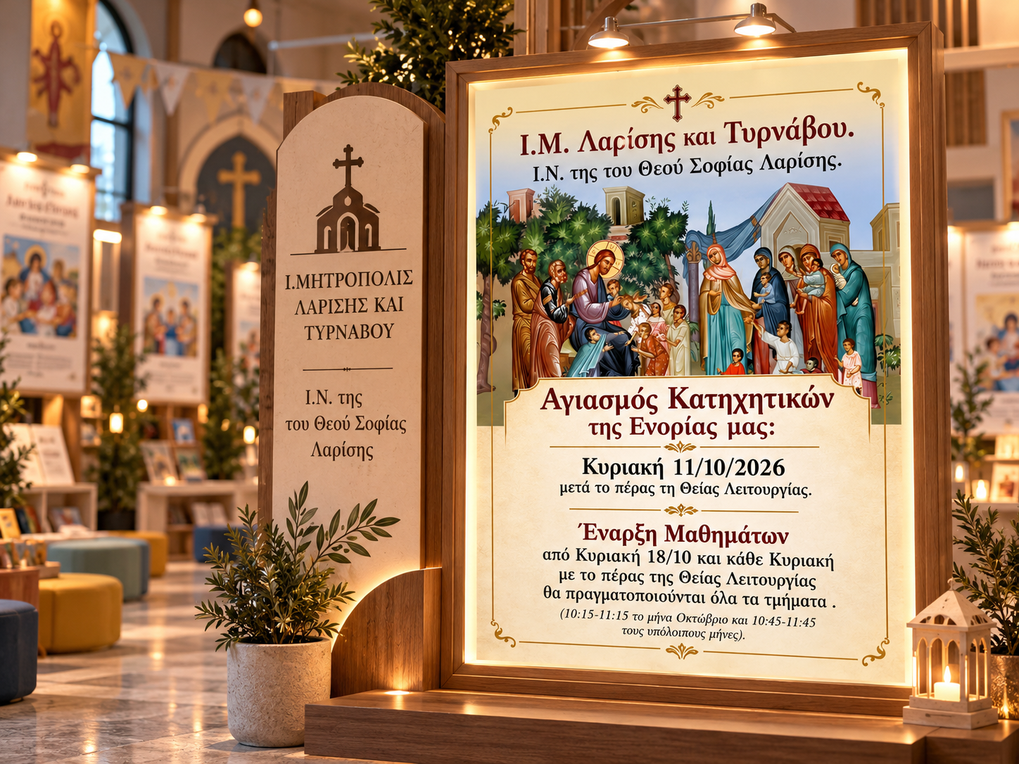 Ι.Μητρόπολις Λαρίσης και Τυρνάβου - Ι.Ν.της του Θεού Σοφίας Λαρίσης