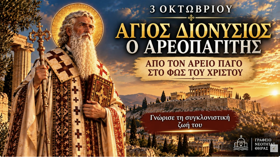 Ο Άγιος Διονύσιος ο Αρεοπαγίτης